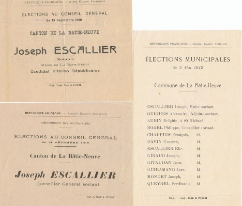 Proclamations électorales