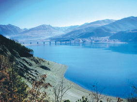 Serre-Ponçon : le Pont de Savines